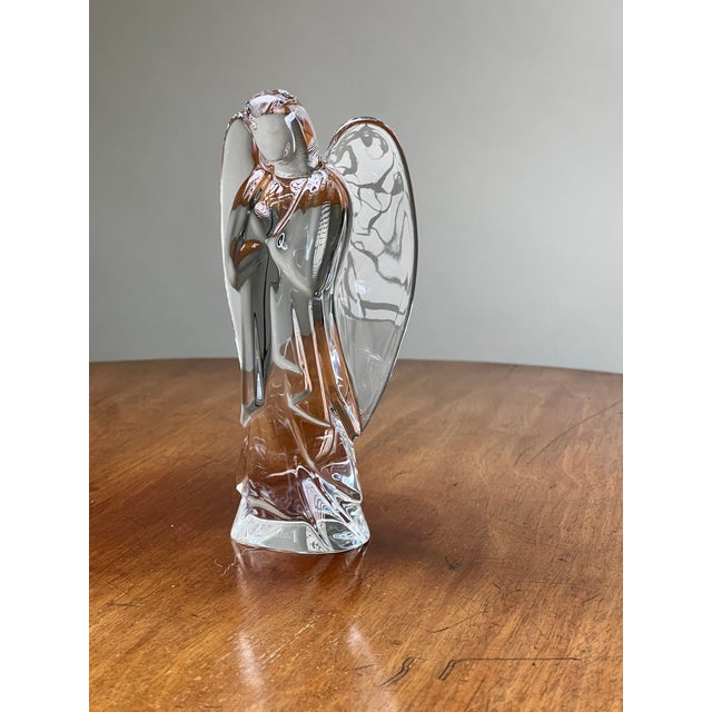 Vintage Baccarat Crystal Angel For Sale In Boston - Image 6 of 7