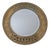 Mid-Century Modern Brass Round Wall Mirror, Italy, 1960s For Sale
