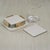 Combining natural textures with refined craftsmanship, this set of six square leather coasters offers a stylish and...