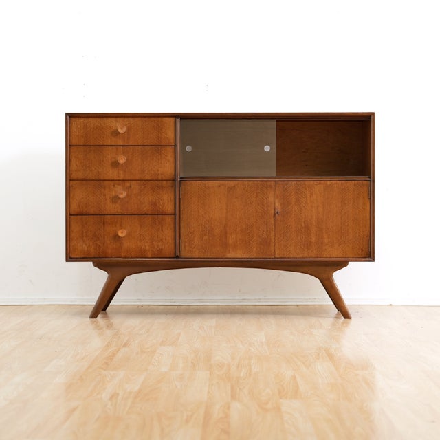 Mid-Century Modern Mid Century Buffet Credenza by Dalescraft For Sale - Image 3 of 10
