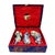 Late 20th Century Treasures of China Set of 3 Chinoiserie Cat Figurines For Sale