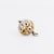 Metal Antique Victorian / Aesthetic Enamel & Gold Plated Bracelet Charm or Fob For Sale - Image 7 of 11