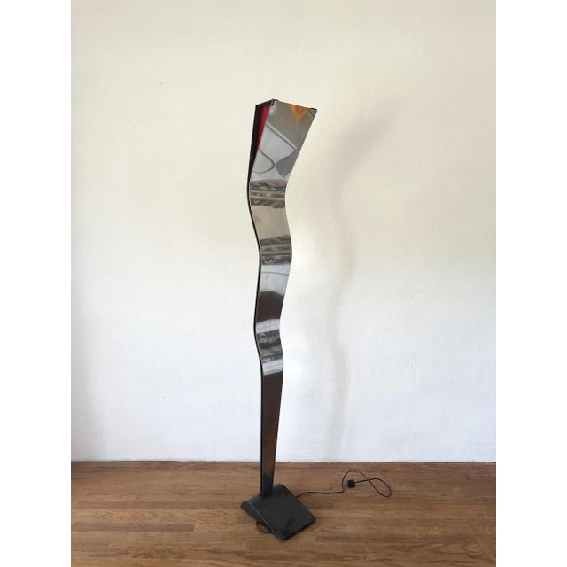 1970s Postmodern Sculptural Floor Lamp in the Style of Fontana Arte For Sale - Image 12 of 12