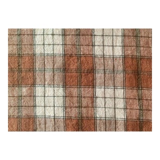 Plum Textiles Station Brick Linen For Sale