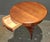 Vintage Traditional Round Carved Faux Bamboo Side / End Tables by Lane. A - Pair For Sale - Image 9 of 12