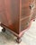 Wood Vintage Chippendale Style Slant Front Fall Front Mahogany Secretary Desk For Sale - Image 7 of 17