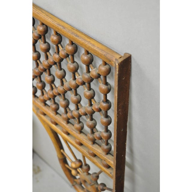 Antique Victorian Oak Stick & Ball 84" Fretwork Archway Architectural Salvage For Sale - Image 15 of 17