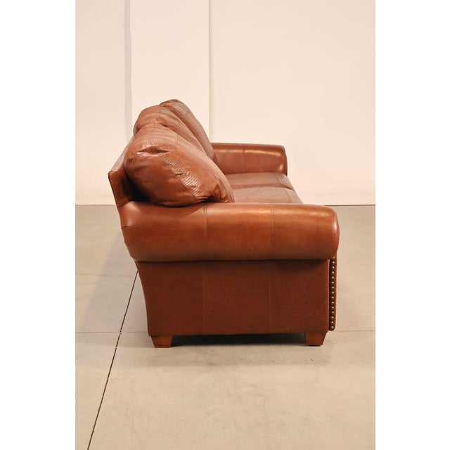 Stickley 'Santa Fe' Leather Sofa For Sale - Image 18 of 18
