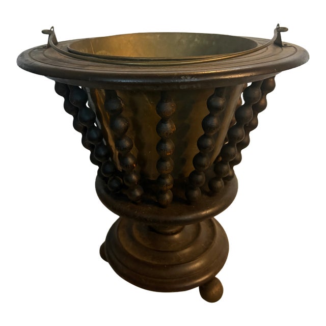 Mid 19th C Dutch Walnut Wine Bucket or Jardiniere For Sale