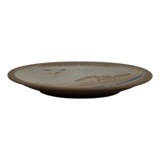 Mid-Century Danish Ceramic Wall Plate, 1960s For Sale