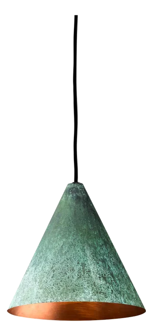 Hans-Agne Jakobsson Verdigris Patinated 'Tratten' Pendant