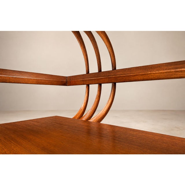 Brazilian Modern Coffee Table in Caviúna Wood & Glass, Giuseppe Scapinelli, Brazil, 1950s For Sale - Image 15 of 18