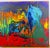 Artist Mark Adler Original Abstract Acrylic Dynamic Dripping Painting on Canvas For Sale - Image 4 of 8