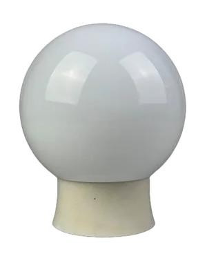 Bauhaus Wall Light in Plastic & Glass, 1960s