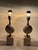 Metal Travertine Table Lamps by Philippe Barbier for Maison Barbier, 1960s, Set of 2 For Sale - Image 7 of 18