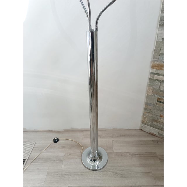 Silver Vintage Eyeballs Floor Lamp by Goffredo Reggiani for Reggiani, 1970s For Sale - Image 8 of 18