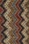 Traditional Rug & Kilim’s Twin Tribal-Inspired Rugs in Red, Blue and Beige-Brown Chevrons For Sale - Image 3 of 7