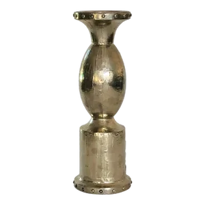 Royal German Silver Monarch Pillar Candle Holder