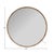 Plastic Burled Round Mirror For Sale - Image 7 of 10