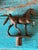 1970s Vintage Solid Brass Prancing Horse Water Faucet Handle and Valve Spigot Manufacturer Hallmark Stamp For Sale - Image 5 of 9