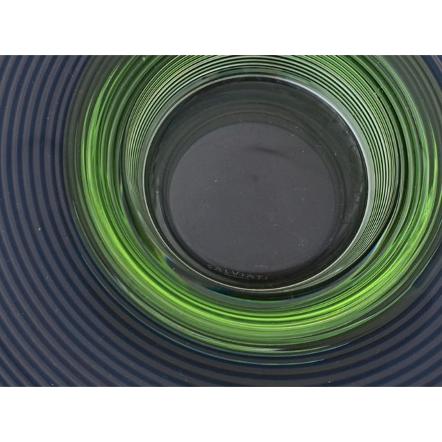 Postmodern Spiral Murano Glass Bowl from Salviati, 1980s For Sale - Image 3 of 9
