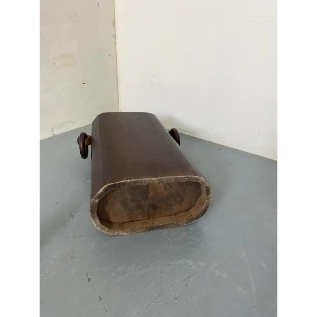 1950s Mid-Century Modernist Walnut Wooden Umbrella Stand, 1950s For Sale - Image 5 of 9