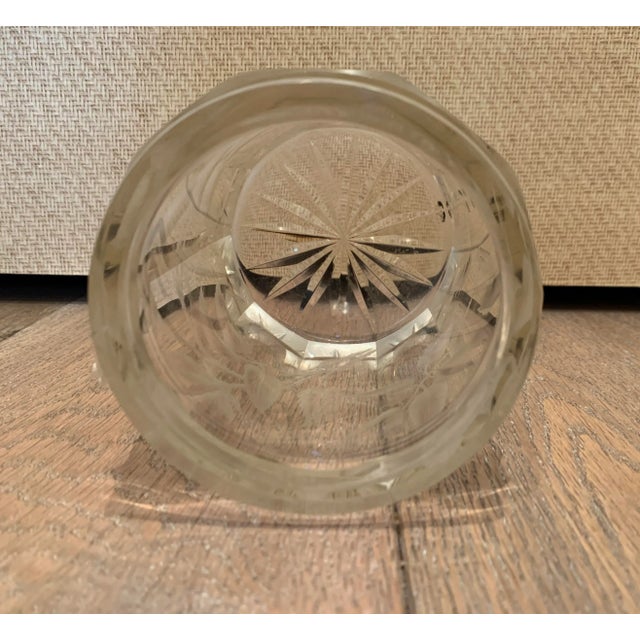 Glass 1970s English Biscuit Jar For Sale - Image 7 of 9