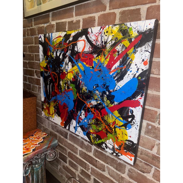 This striking large-scale abstract work by renowned Kansas City artist Mark Freeman is titled "You Had Me From The Start."...