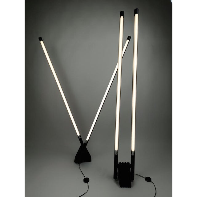 Postmodern Sistema Flu A Floor Lamp by Rodolfo Bonetto for Luci Italia For Sale - Image 11 of 18