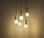 1960s Vintage Glass and Chrome Cascade Pendant Lamp, 1960s For Sale - Image 5 of 13