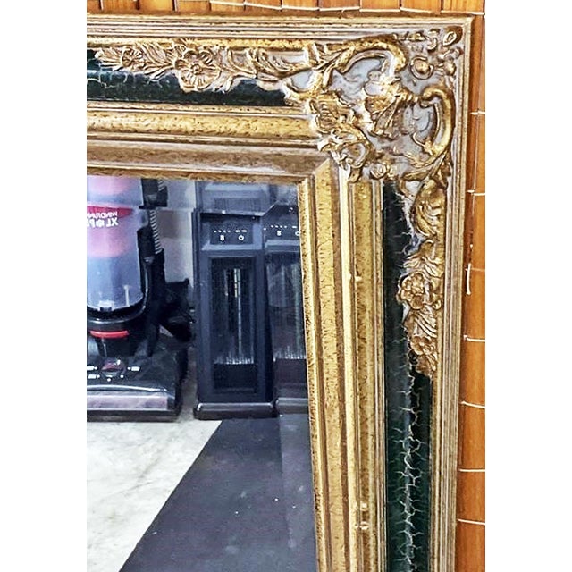 1980s 1980s Gilded Beveled Wall Mirror For Sale - Image 5 of 5