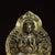 Vintage Gilt Bronze Thousand-Hand Guanyin Statue With Halo For Sale In Los Angeles - Image 6 of 9