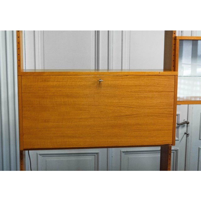 Vintage Danish Teak Sectional Cabinet by Kajsa & Nils Nisse Strinning for String Design, 1960s For Sale - Image 3 of 15