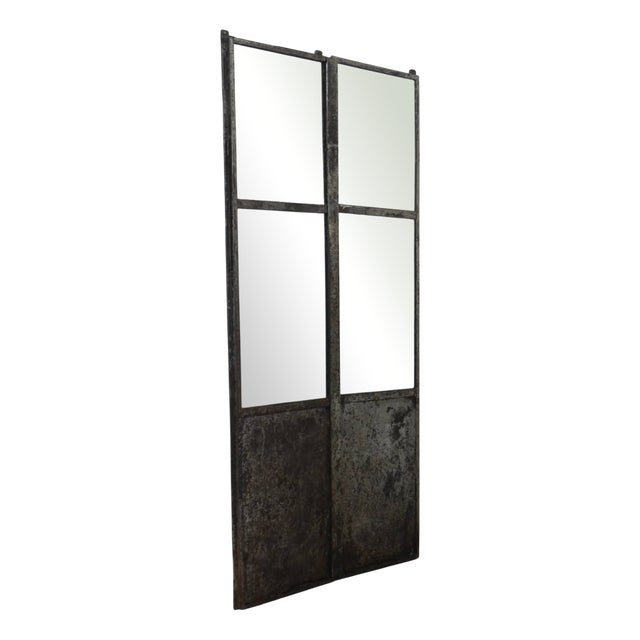 Mirror on Door, 1920s For Sale