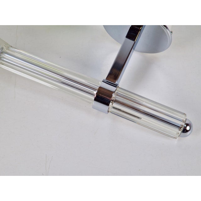 Glass Ice 11 Wall Lamp by Elio Giudici for Lumen Center, 1980s For Sale - Image 7 of 10