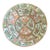 Large 19th Century Rose Medallion Rimmed Basin For Sale