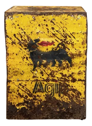 Jerry Can Motor Oil Can from Agip, 1930s