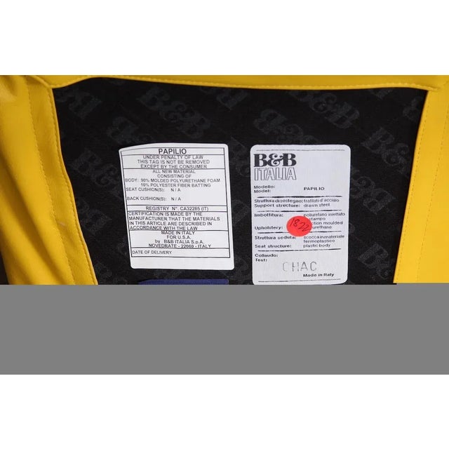 Set of 3 B&b Italia Papilio Chairs by Naoto Fukasawa For Sale In New York - Image 6 of 8