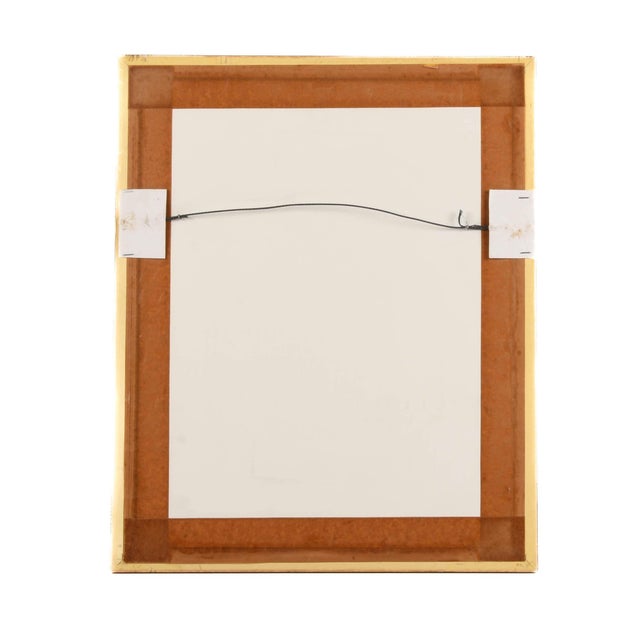 Framed Gold Embossed Home Blessing Garden of Eden Print For Sale In Greensboro - Image 6 of 11