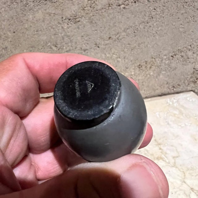 Mid-Century Modern 1940s Just Andersen Pewter Salt and Pepper Shaker Danmark For Sale - Image 3 of 7