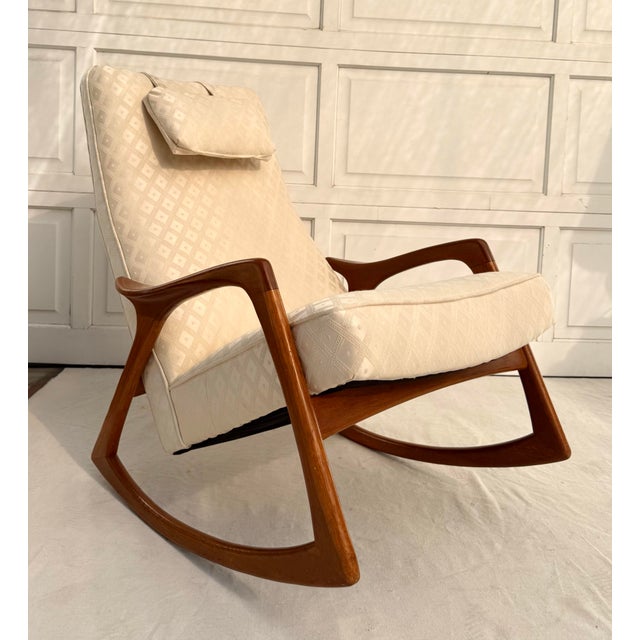 1960s Bröderna Anderssons Danish Modern Teak Rocking Lounge Chair For Sale - Image 4 of 13