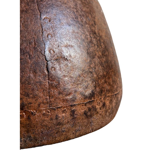 Farmhouse Vintage Iron Farmhouse Industrial Pendant Light For Sale - Image 3 of 5