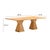 Tan Nolan Natural Wood Dining Table For Sale - Image 8 of 9