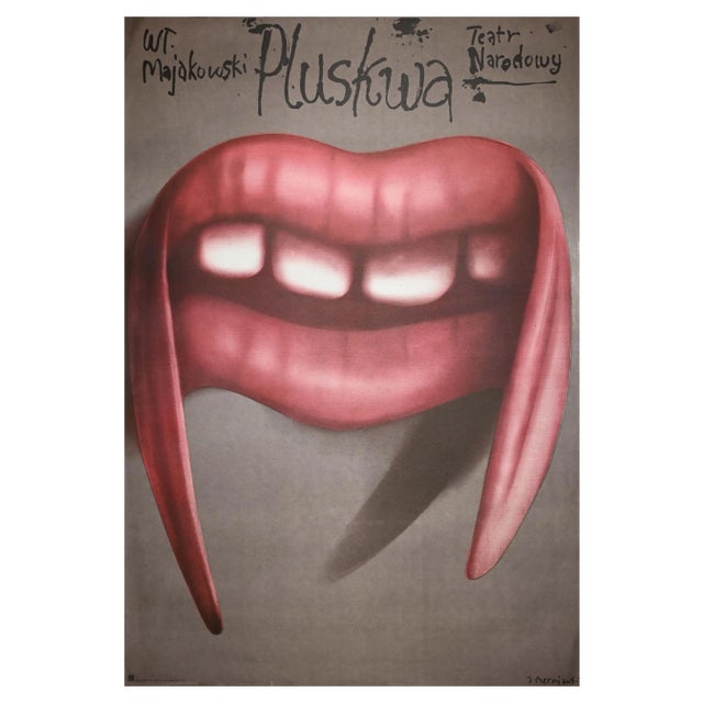 National Theatre Pluskwa Poster by Jerzy Czerniawski, 1963 For Sale