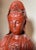 Large Antique Chinese Signed Guanyin Red Lacquer Cinnabar Statue Sculpture For Sale - Image 16 of 17