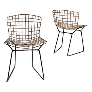 Children's Wire Chairs by Harry Bertoia for Knoll International, USA, 1950s, Set of 2 For Sale