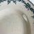 Blue Large Oval Earthenware Platter with Laurels Pattern from Moulins des Loups, 1900s For Sale - Image 8 of 11