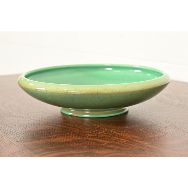 Art Deco Rookwood Pottery Arts & Crafts Glazed Ceramic Art Pottery Bowl, 1927 For Sale - Image 3 of 9