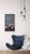 This oil on canvas artwork presents a serene interior scene featuring a white vanity table flanked by a chair and a stool,...