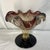 This stunning centerpiece is a vintage Venetian Murano art glass compote bowl, a classic example of Mid-Century Italian...